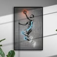 thumbnail image 2 of Basketball Fans Poster Canvas Prints Wall Art Decor Sports Posters for Teen Room Wall Decoration - Unframed 8x12 inch, 2 of 6