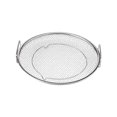 thumbnail image 3 of veasfak Oil Filtering Net Fry Crisper Basket Container Mesh Drain Pan Steamer Basket 20cm with Handle, 3 of 9