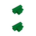 thumbnail image 2 of Kearding Pinza para invernadero, abrazadera para túnel, comodidad duradera, accesorios prácticos para el hogar, suministros de jardín, Verde 11 mm 2piezas, 2 of 6