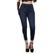 thumbnail image 1 of Jeans Mujer Super Skinny Corto Tiro Alto Azul Oscuro, 1 of 7