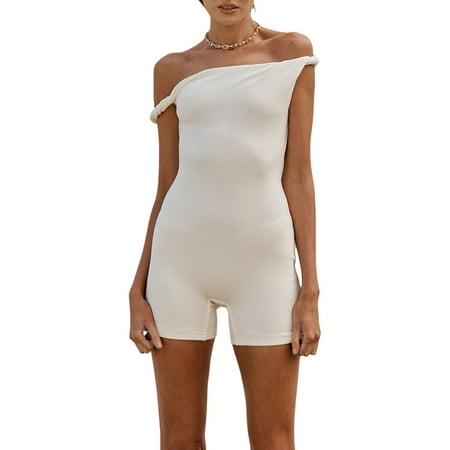 

Y2k Long Sleeve One Piece Bodysuit Bodycon Solid Stretchy Full Length Pajama Rompers Jumpsuit