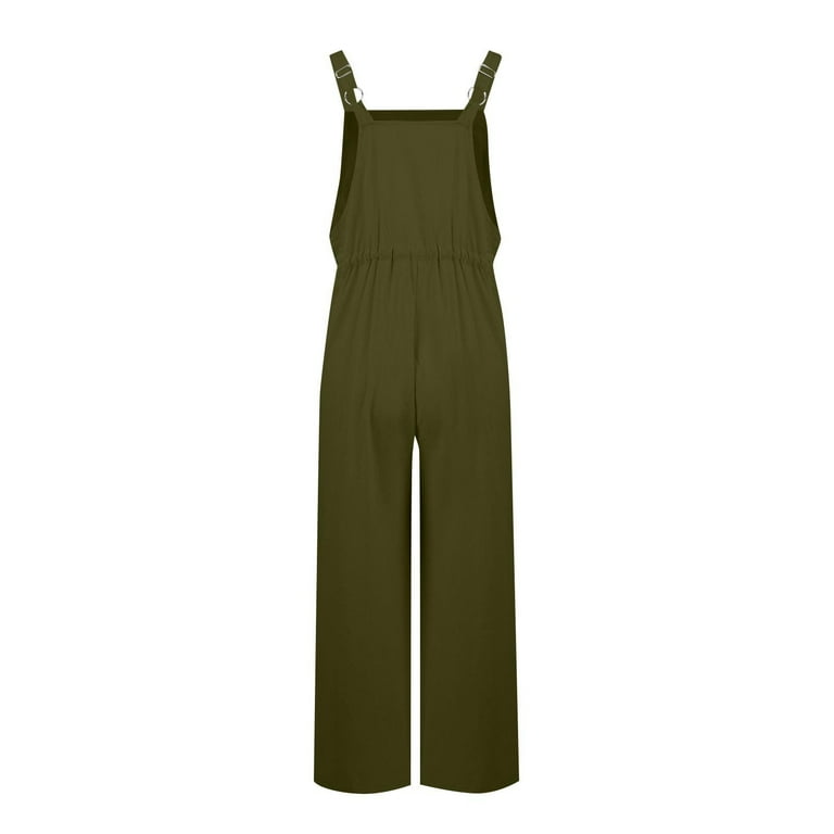Casual Street Solid Pocket Square Collar Loose Jumpsuits(7 Colors) Casual Street Solid Pocket Square Collar Loose Jumpsuits(7 Colors)