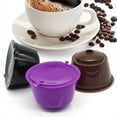 thumbnail image 4 of 5 Pcs/ensemble Capsules de Café Tasses Réutilisables Rechargeables avec Cuillère Brosse Résistantes à la Chaleur Qualité Alimentaire Filtres à Café Fournitures de Cuisine, 4 of 7