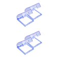 thumbnail image 6 of OUNONA 4 pcs Plug Receptacle Protector Adhesive Weatherproof Outlet Cover Wall Plate, 6 of 8