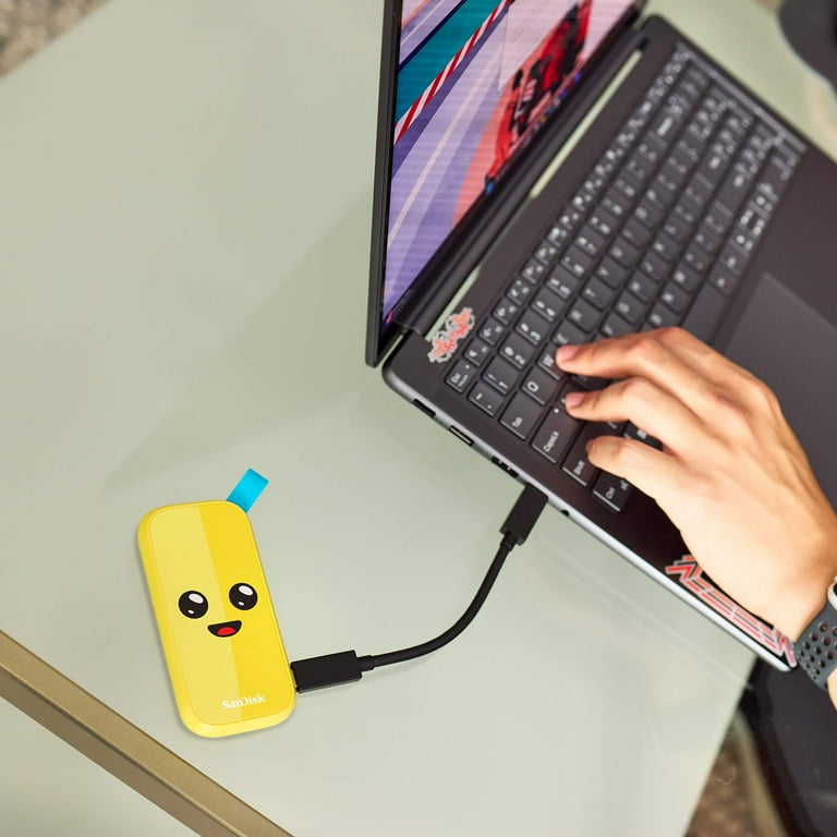 SanDisk 1TB Fortnite Portable SSD, Peely Edition - SDSSDE30-1T00