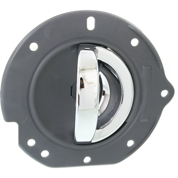 Interior Door Handle Compatible with 2002-2007 Jeep Liberty Front, Driver Side Gray bezel with chrome lever