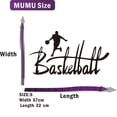 thumbnail image 4 of Wall Decal-Removable Basketball Sport Room Vinyl Sticker,Home Art Mural Decor Safeglitz, 4 of 4