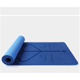 thumbnail image 1 of Esterilla De Yoga Femenina Profesional Antideslizante Alargamiento Engrosamiento Ensanchamiento Fitness Azul Oscuro + Lago. Afortunado Sencillez, 1 of 5