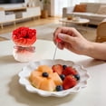 thumbnail image 5 of Decoration 12 Piece Rose Shaped Fruit Fork With Decorative Ceramic Vase For Elegant Setting And Party Serving, 5 of 5