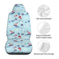 thumbnail image 5 of Sikiie Sailboats Anchors Car Seat Protector 2 Pack Car Seat Cushion Mat, Car Seat Covers for SUV, Truck, Van, 5 of 7