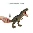 thumbnail image 4 of Jurassic World Dominion Tyrannosaurus Rex Dinosaur Toy, Thrash N Devour Sound, Chomp Action, 4 of 7