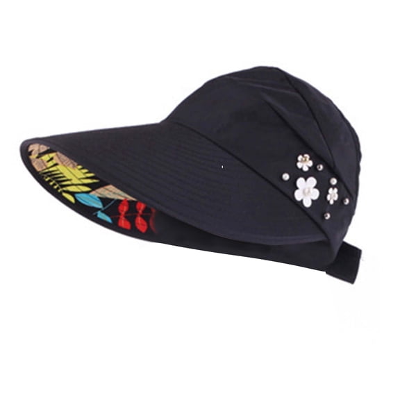 Women's Sun Hat Summer Foldable Beach Hat Sunshade Hat