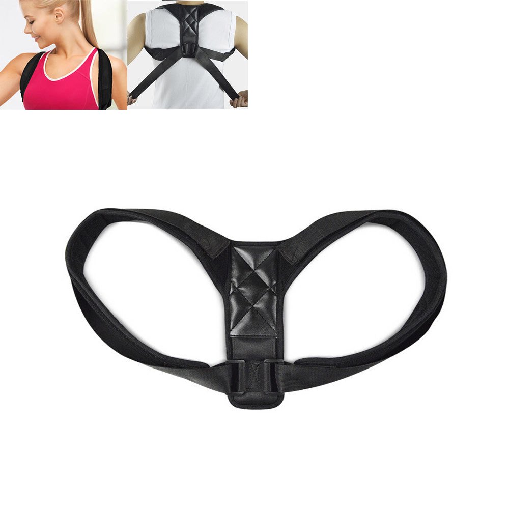 Back Correct Humpback Muscle Spasm Posture Clavicle Corrector Brace