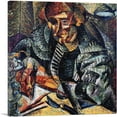 thumbnail image 1 of ARTCANVAS Antigrazioso 1912 Canvas Art Print by Umberto Boccioni - Size: 12" x 12" (0.75" Deep), 1 of 9