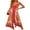 Red, variant on Michellecmm Women's Spring Halter Dresses Stylish Floral Print V Neck Sleeveless Loose Fit Long Dresses for Summer