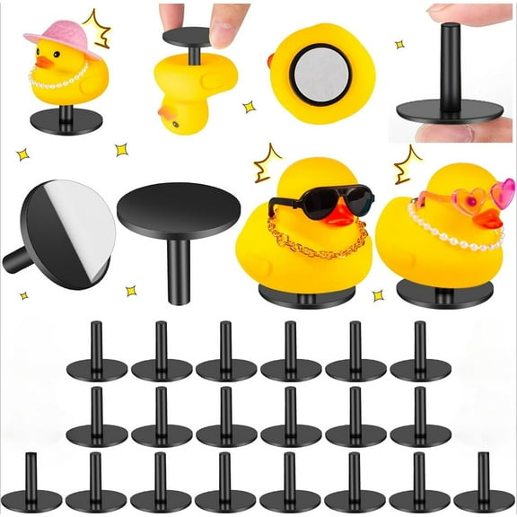 Duck Holder for Dash 5.6mm Duck Plugs with Glue Point Black 20pcs (Duck ​Not Included)