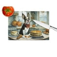 thumbnail image 4 of Boston Terrier Fall Kitchen Pumpkins Glass Cutting Board Large 12 in x 15 in, 4 of 5