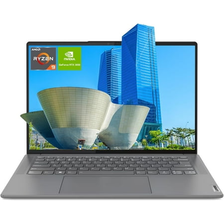 Lenovo Slim 7 Pro X Laptop, 14.5" Touchscreen IPS Display, AMD Ryzen 9 6900HS, 32 GB LPDDR5 ram, 2 TB NVMe SSD, NVIDIA GeForce RTX 3050, Backlit Keyboard, Windows 11 Home