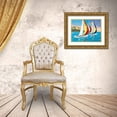 thumbnail image 3 of DeRice, Julie 24x19 Gold Ornate Wood Framed with Double Matting Museum Art Print Titled - Morning Sails II, 3 of 4
