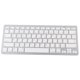 thumbnail image 1 of Teclado inalámbrico Mini 78 teclas, teclados de ordenador blancos portátiles ultrafinos para Android, OS X, IOS, Windows, japonés, 1 of 8