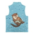 thumbnail image 5 of Pzuqiu Otter Sleeveless Vests Casual Clothes for Boys 3T Practical Stretchy Winter Lightweight Sleeveless Fleece Jacket with Pocket Wind Proof Fall Outfits Fashion Clothing, 5 of 7