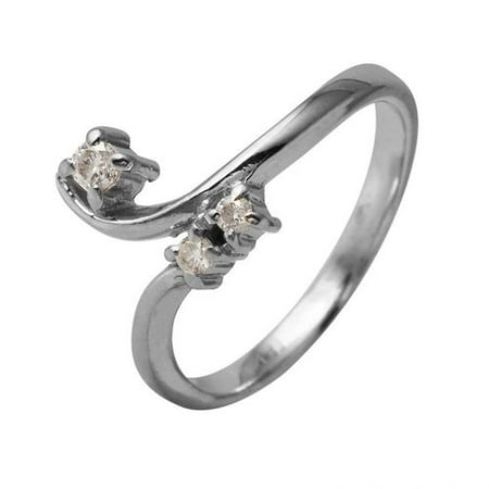 Foreli 0.1CTW Diamond18K White Gold Ring MSRP$2650.00