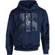 thumbnail image 1 of The Beatles - Sudadera Reverse Revolver para Adultos Unisex (Azul Marino), 1 of 2