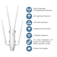 thumbnail image 3 of Methold Repetidor de enrutador Extensor de potencia Antenas largas inalámbricas Antenas de red de doble banda Frecuencia de señal Profesional Teléfono y Comunicación Estándar europeo, 3 of 6