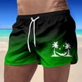 thumbnail image 2 of Kcolen Swim Trunks Men 9 Inch Elastic Waist Drawstring Men Swim Shorts Light Mens Bathing Suit 9 Inch Inseam Beach Summer Swimwear, 2 of 4
