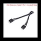 thumbnail image 4 of 2 Piezas de Cable de ExtensióN USB para Placa Base de Computadora de 9 , 1 Hembra a 2 Macho, Divisor Y, Cable de ExtensióN de Audio HD para PC de 10 Cm, 4 of 5