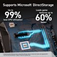 thumbnail image 3 of Crucial T700 - SSD - Crypté - 4 To - Interne - PCI Express 5.0 (NVMe) - Cryptage TCG Opal 2.01, 3 of 6