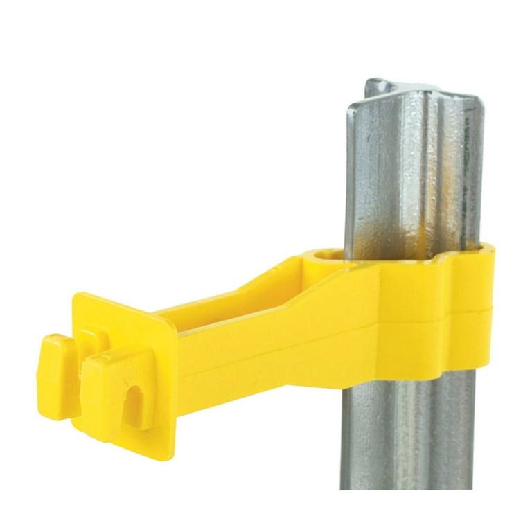 Dare Electric-Powered T-Post Insulator Yellow Dare Electric-Powered T-Post Insulator Yellow
