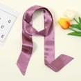 thumbnail image 2 of Nueva bufanda larga de seda delgada para mujer, banda para el cuello, pañuelo para el pelo con estampado sólido, pañuelo para el cuello, pañuelo para el pelo con asa para mujer, venta al por mayor, 2 of 5
