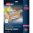 thumbnail image 2 of Avery® Waterproof Shipping Labels with TrueBlock - Permanent Adhesive - Rectangle - Laser - White - Film - 2 / Sheet - 10 Total Sheets - 20 Total Label(s) - 5 | Bundle of 5, 2 of 2