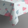 thumbnail image 3 of 42x42 Inch Waterproof Square Tablecloth, Thickened Polyester Table Cover for Dining & Parties, Floral Print, 3 of 6