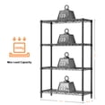 thumbnail image 3 of M MZG Unidad de Estantería de Almacenamiento Resistente 4 Estantes Ajustables 1000 lbs Negro 13.7" D x 29.5" W x 47.2" H, 3 of 7