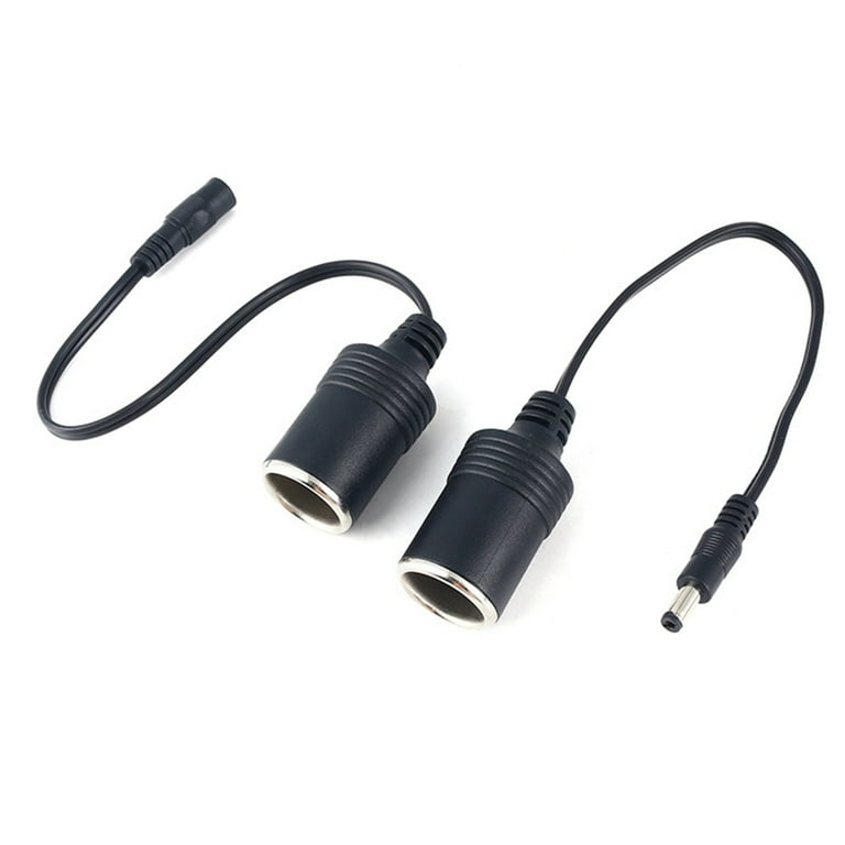 cigarette lighter battery backup Yammee Cigarette Lighter Power Cable 5.5mm x 2.1mm Jack Adapter for UPS  Battery Backup