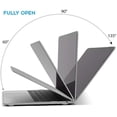 thumbnail image 5 of IBENZER Comaptible with 2022 2021 2020 MacBook Air 13 Inch Case M1 A2337 A2179 A1932, Hard Shell Case & Keyboard Cover & Screen Film for Mac Air 13 with Touch ID (2018-2022), Frost Clear, W-AT13-CL+2, 5 of 8