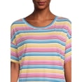 thumbnail image 4 of Secret Treasures Women's Sleep Shirt with Short Sleeves, 4 of 5