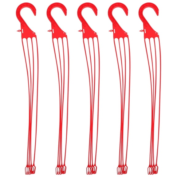 Oraceous 5PCS Hanging Flower Pot Chains Hanging Basket Chains Hanging Flowerpot Hook Garden Hanger Holders for Bird Feeders
