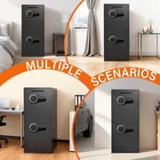 Opentiny 6.5 Cuft Large Safe, Digital Lock Home Safe Fireproof Waterproof, Anti-Theft Money Safe Box with Deposit Slot & Dual Alarm System, Digital Security Document Safe for Home Office Hotel