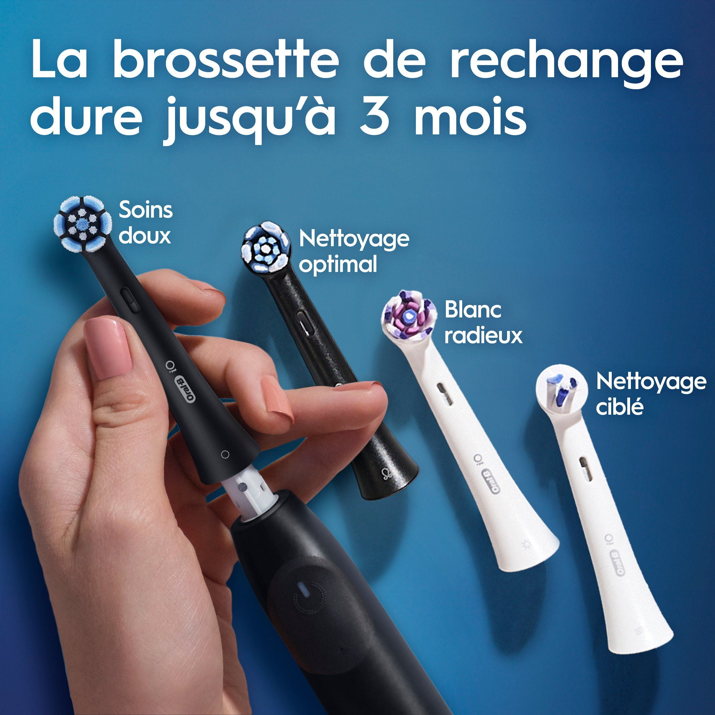 Oral-B iO Series 2 Rechargeable Electric Powered Toothbrush, with 1 Gentle Care Brush Head - Automatic Pressure Sensor to Protect Gums - 3 Modes - 2 Min Timer