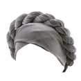 thumbnail image 1 of Women Braid Velvet Muslim Stretch Turban Hat Chemo Cap Head Scarf Wrap Cap, 1 of 9