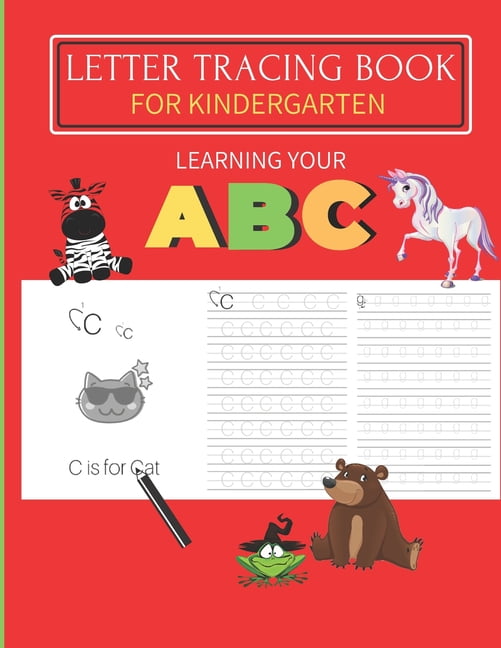 Letter Tracing Book For Kindergarten Learning your ABC A Fun hand