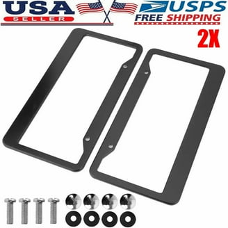 Chrome License Plate Frame Chrome Stainless Steel License Plate Frame - Universal Fit With Screw Caps, 6-Month Warranty Stainless License Plate Screws - Foto 10