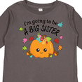 thumbnail image 4 of Inktastic I'm Going to be a Big Sister- cute Halloween pumpkin Girls Long Sleeve Toddler T-Shirt, 4 of 5
