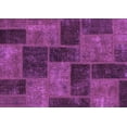 thumbnail image 1 of Ahgly Company Indoor Rectangle Patchwork Purple Transitional Area Rugs, 5' x 8', 1 of 4
