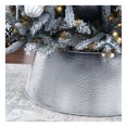 thumbnail image 1 of Pie de Árbol de Navidad Esquimal, Collar Metálico de 68.6 x 25.4cm, Anillo de Acero Esquimal (Plateado), 1 of 6