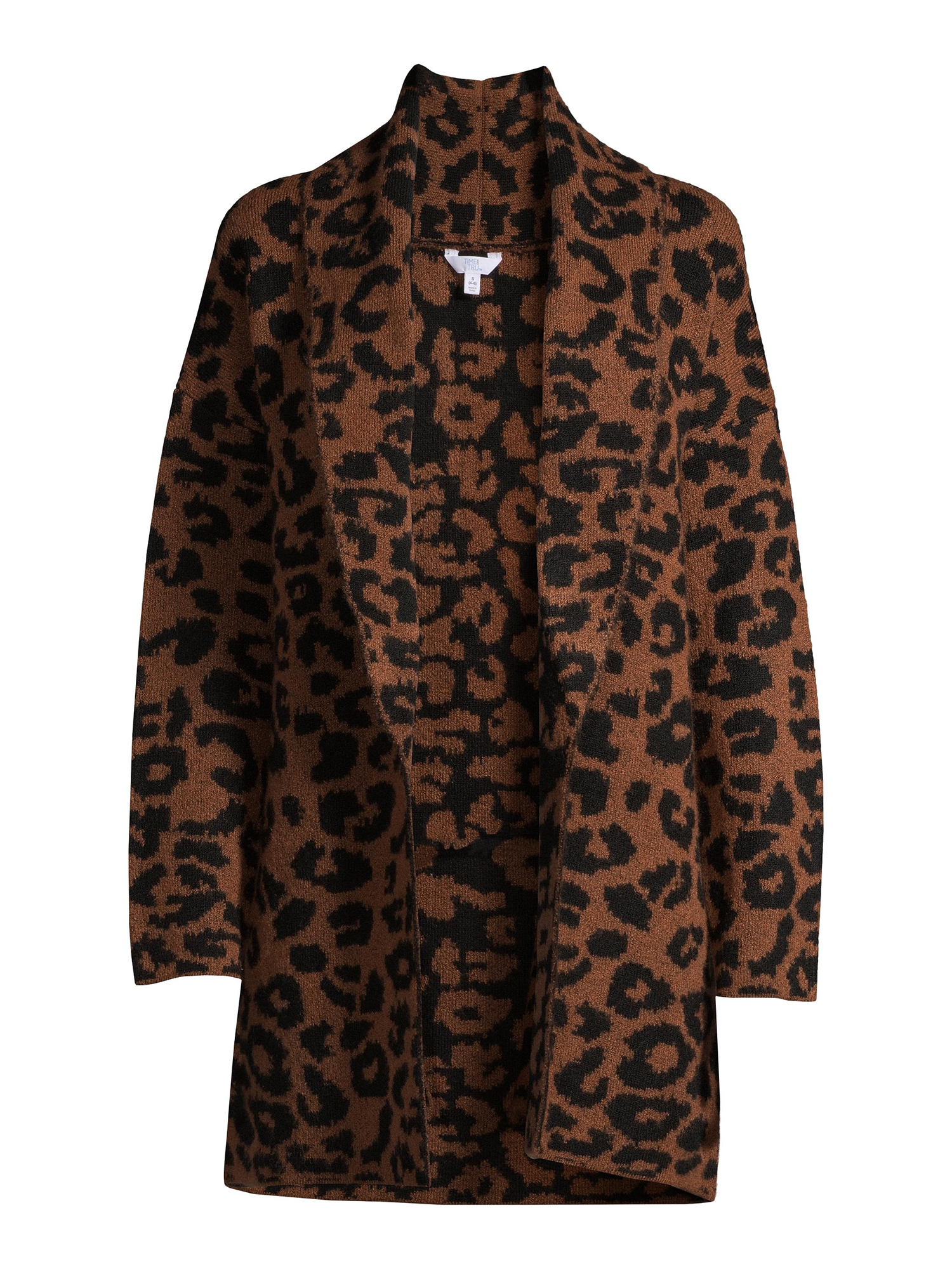 time and tru women's shawl collar cardigan sweater