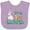 Lavender, variant on Inktastic It's My 1st Easter with Cute Chick and Bunny Boys or Girls Baby Bib